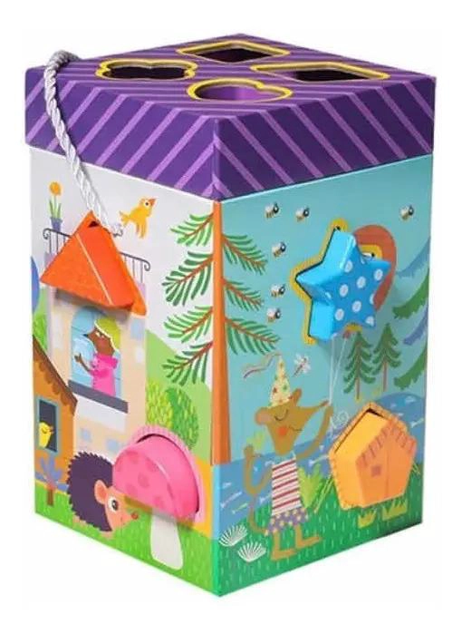 JUEGO DIDACTICO CAJA BLOQUES DE MADERA PARA NIÑOS - 2