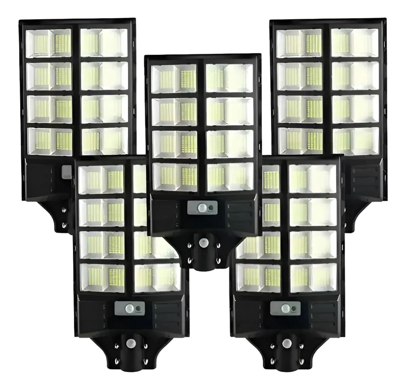 5 FOCOS SOLARES 800W ALTA POTENCIA CON SENSOR - 1