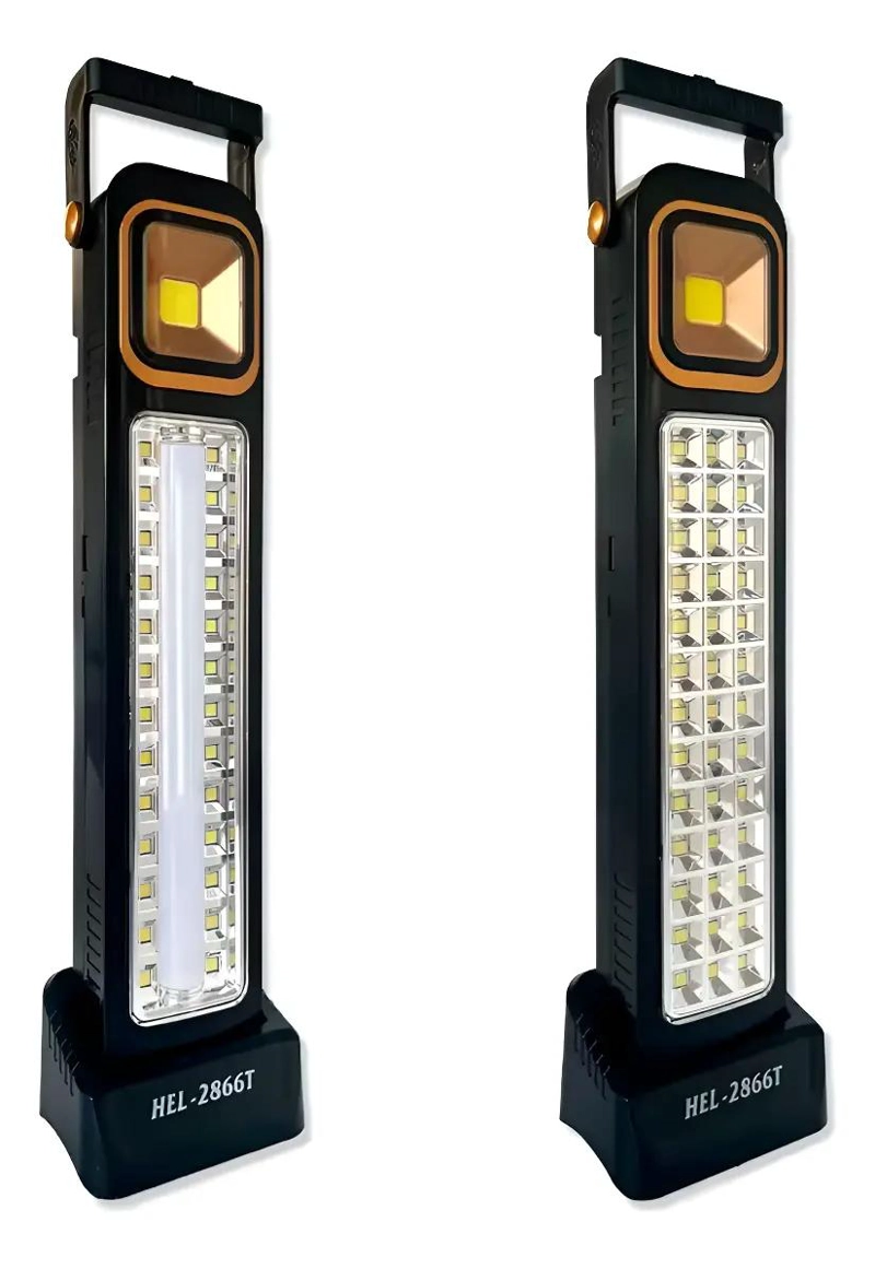 LAMPARA SOLAR RECARGABLE CON 48 LED PARA EMERGENCIA - 1