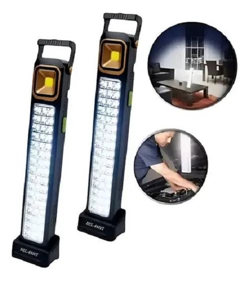 LAMPARA SOLAR RECARGABLE CON 48 LED PARA EMERGENCIA - 2