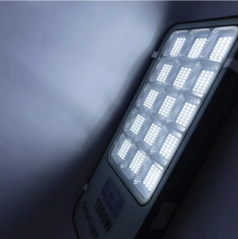 SET 2 FOCOS LED 420 LUMENES PARA POSTE SOLAR 1000W CON MO - 3