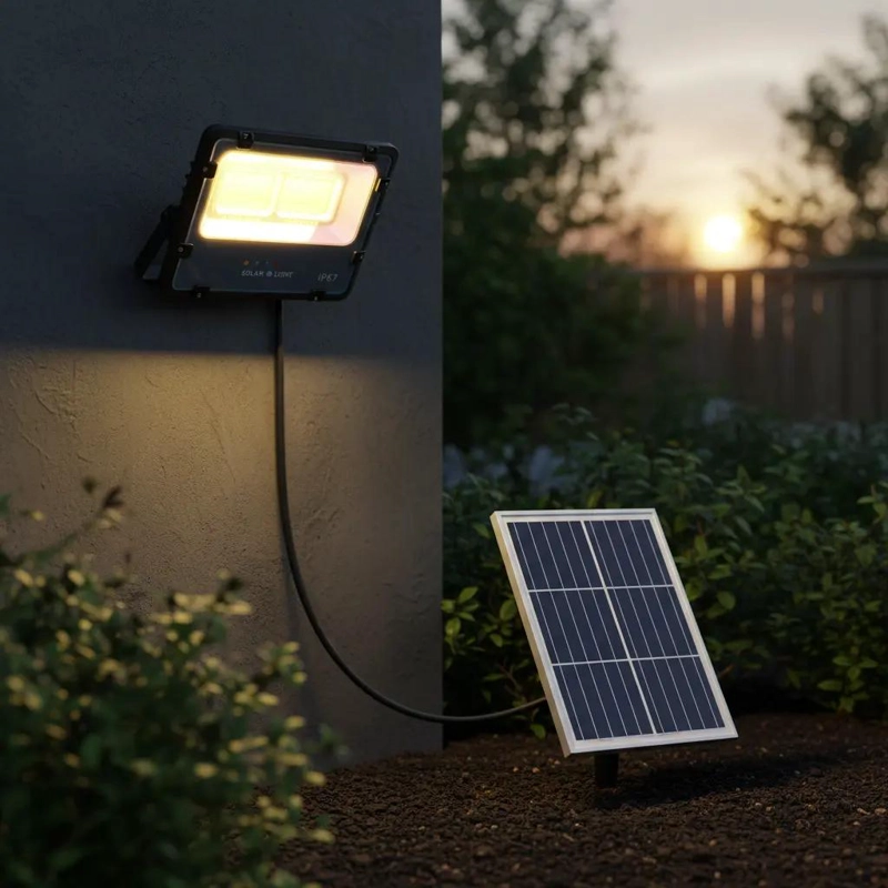 FOCO SOLAR LED 600W RGB BLANCO FRIO - 2
