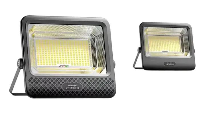 LAMPARA REFLECTOR CON PANEL SOLAR SUPER BRILLANTE - 3