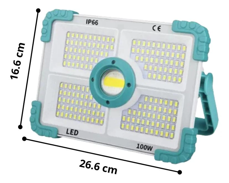 LAMPARA DE EMERGENCIA SOLAR RECARGABLE LED PARA CAMPING - 4
