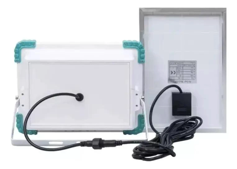 FOCO REFLECTOR LED SOLAR 500W CON PANEL - 3