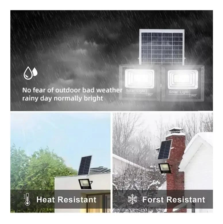 FOCO LED 300W CON PANEL SOLAR Y CONTROL REMOTO - 4