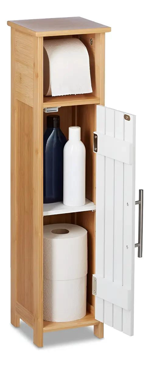 SOPORTE PARA PAPEL HIGIE NICO CON PUERTA PARA ARMARIO - 1