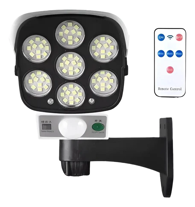 FOCO SOLAR LED TIPO CAMARA CON REFLECTOR - 1
