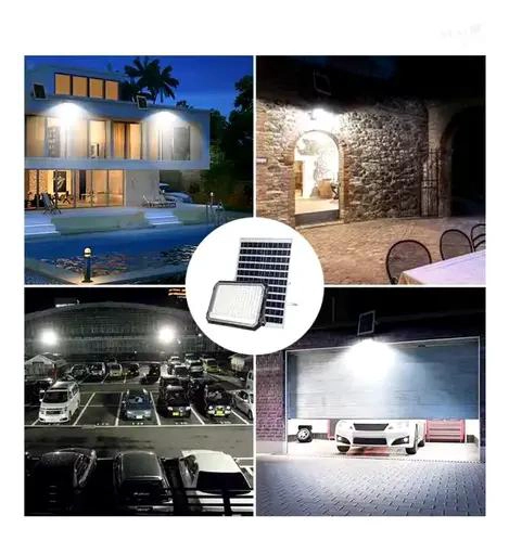 FOCO PROYECTOR LED SOLAR 400LM CON CONTROL 6500K - 4