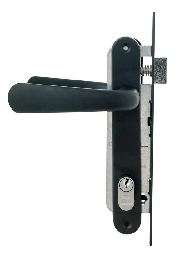 CERRADURA DE EMBUTIR PARA PUERTA DE OFICINA CON CILINDRO - 2