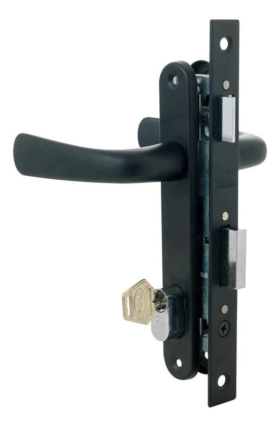 CERRADURA DE EMBUTIR PARA PUERTA DE OFICINA CON CILINDRO - 3