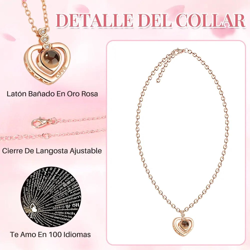 FLOR ROSA ETERNA CON TARJETA Y CAJA PARA OCASIONES - 3
