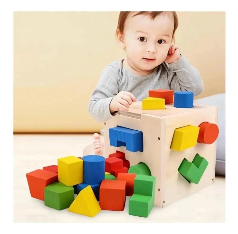CUBO DE BLOQUES EDUCATIVO PARA NIÑOS - 1