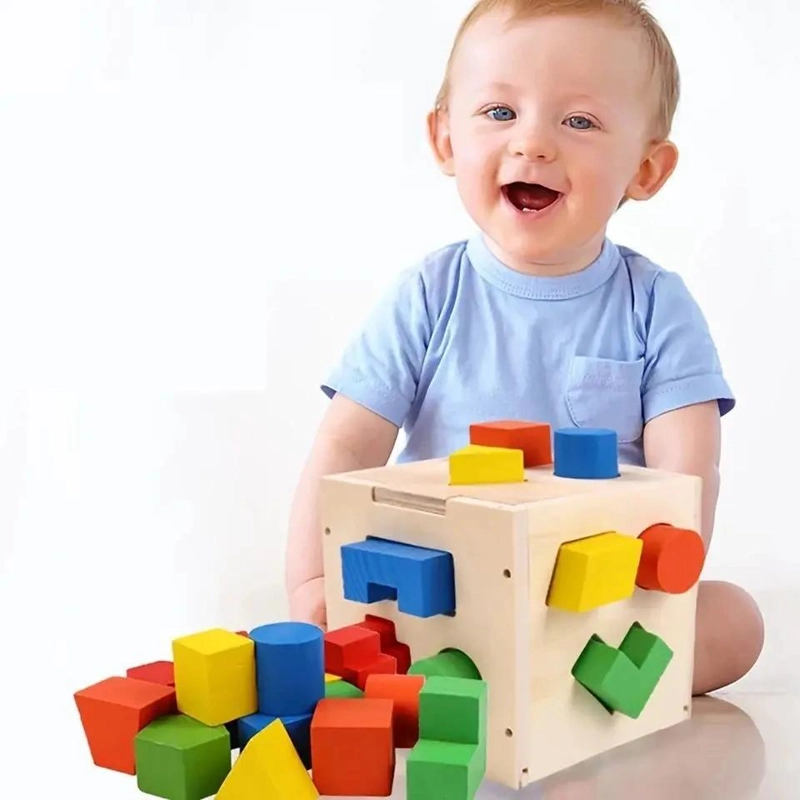 CUBO DE BLOQUES EDUCATIVO PARA NIÑOS - 4