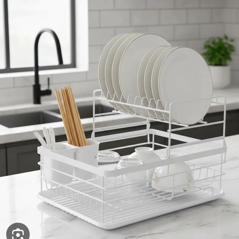 RACK ESCURRIDOR PARA PLATOS DE DOS NIVELES - 2