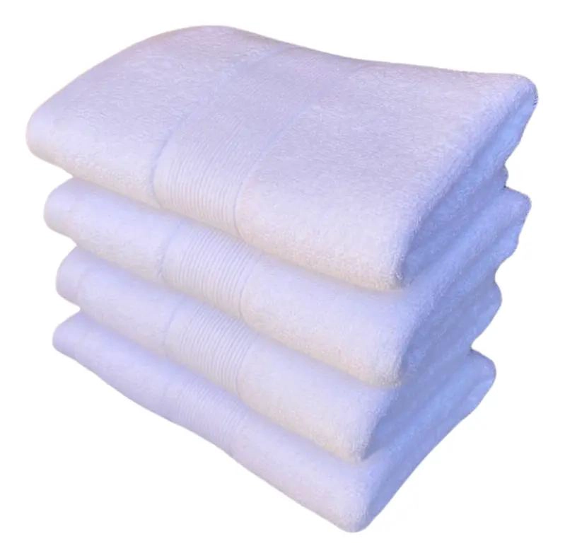 PACK 4 TOALLAS BLANCAS ALGODON 130 G - 2
