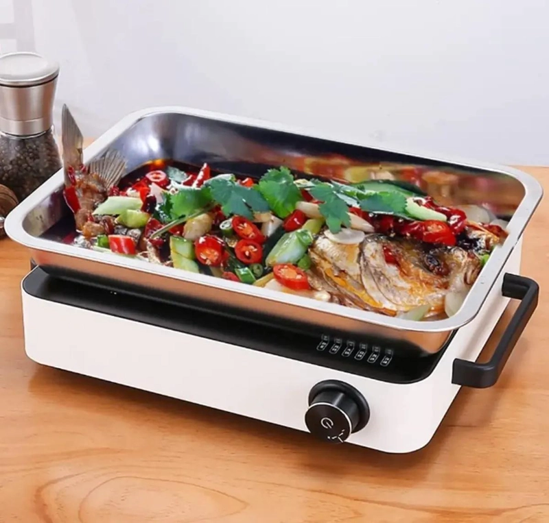 PACK 12 BANDEJAS PARA HORNO ACERO INOXIDABLE 32X22X4.8CM - 4