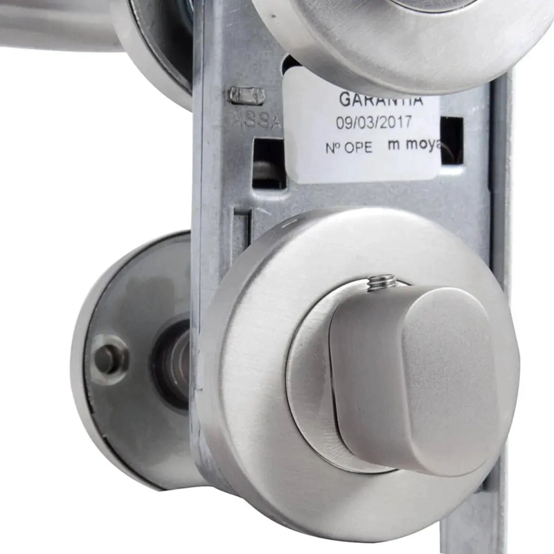 CERRADURA PARA BAÑO O DORMITORIO ACERO INOXIDABLE - 3