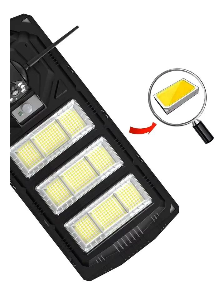 FOCO SOLAR LED EXTERIOR 300W CON SENSOR Y CAMARA WIFI - 3