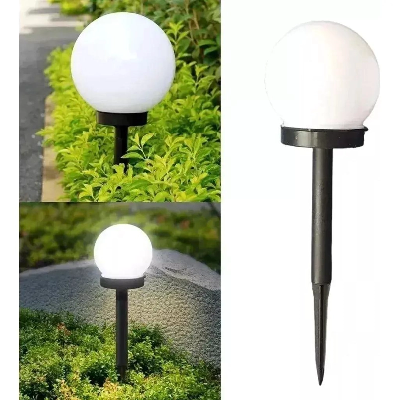 FOCO SOLAR JARDIN ESTACA LED GLOBO EXTERIOR - 2