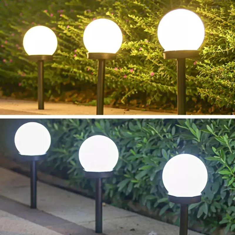 FOCO SOLAR JARDIN ESTACA LED GLOBO EXTERIOR - 3