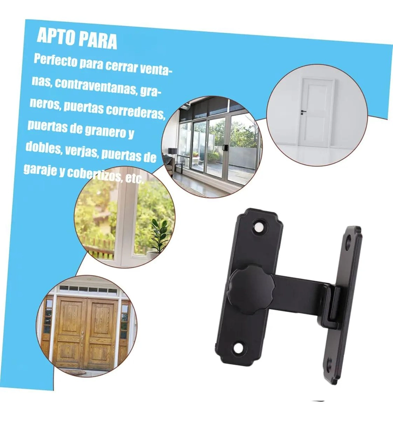 CERROJO DE SEGURIDAD ANTIRROBO 90° PARA PUERTA - 4