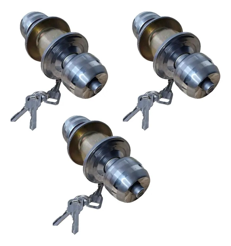 CHAPAS DE SEGURIDAD PARA PUERTAS DE DORMITORIO Y OFICINA - 1