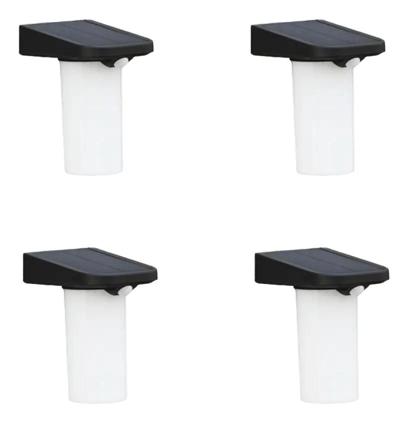 PACK 4 APLIQUES SOLARES VERTICALES RESISTENTES AL AGUA - 1