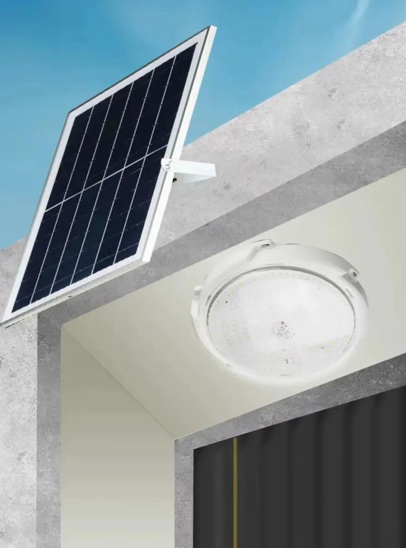 LAMPARA PLAFON REDONDA DE TECHO SOLAR 100W 3 TONOS DE LUZ - 5