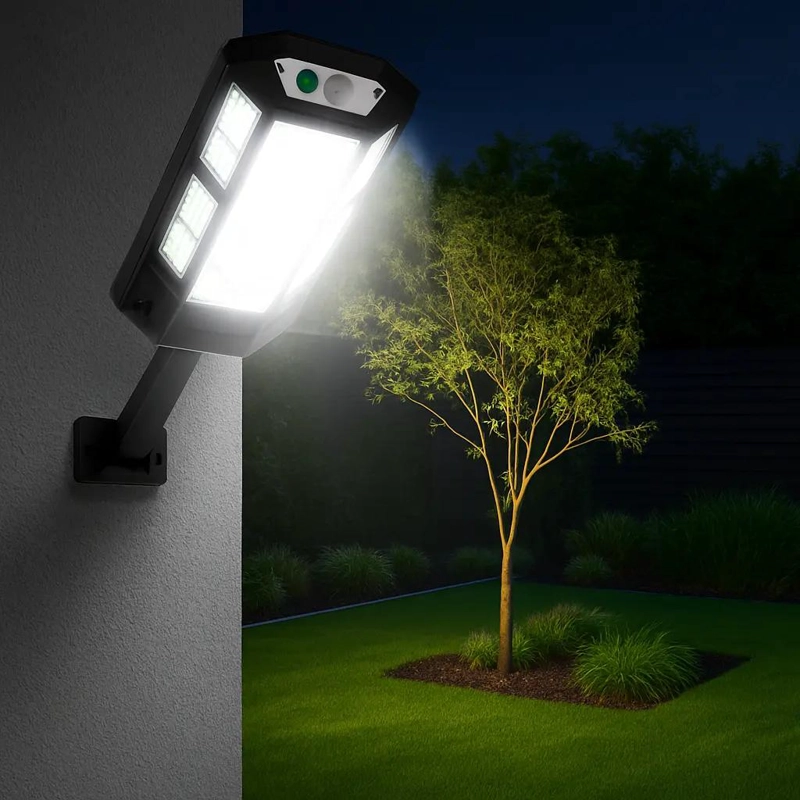 PACK 6 FOCOS LED SOLARES CON SENSOR DE MOVIMIENTO PARA EX - 4