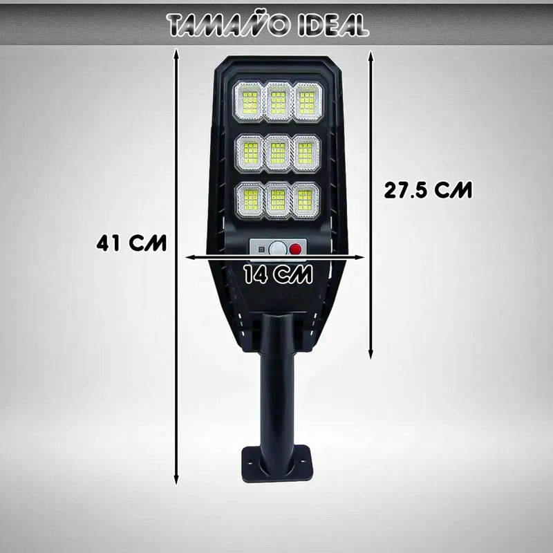 PACK 2 FOCOS LED SOLARES 100W PARA EXTERIOR - 3