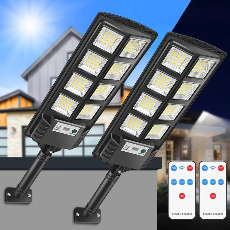 2 LUCES SOLARES CON SENSOR DE MOVIMIENTO PARA EXTERIOR - 1