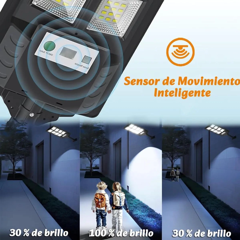 2 LUCES SOLARES CON SENSOR DE MOVIMIENTO PARA EXTERIOR - 4