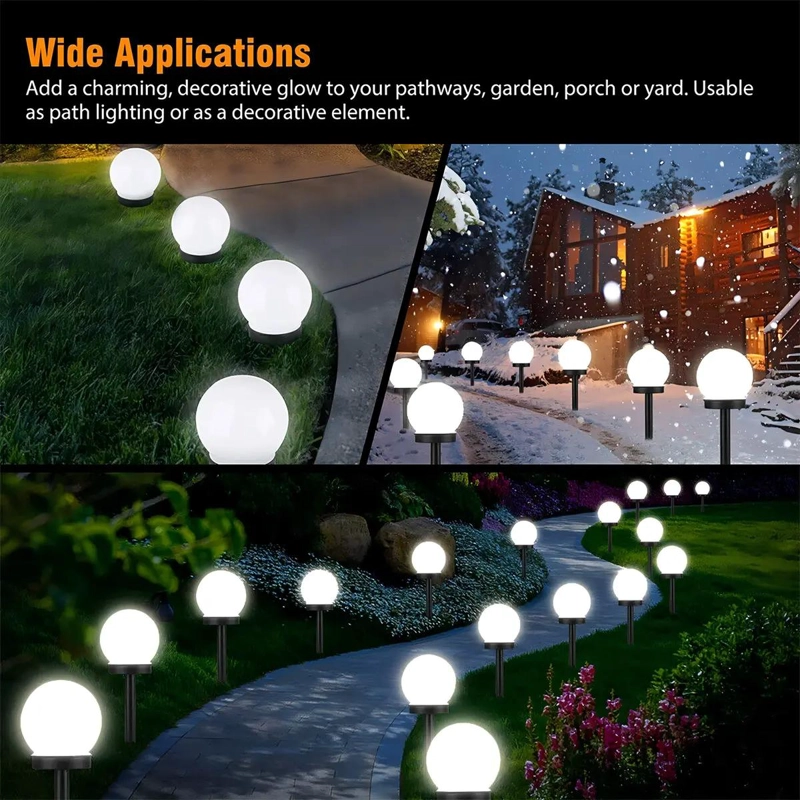 PACK DE 6 FAROLES SOLARES PARA JARDIN EXTERIOR - 2