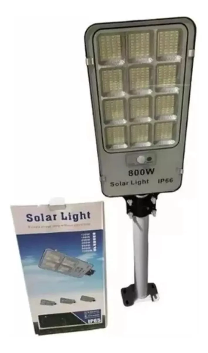 LAMPARA SOLAR 800W CON SENSOR DE MOVIMIENTO - 1