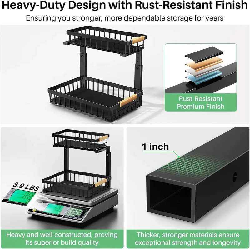 ORGANIZADOR MULTIFUNCIONAL PARA ALMACENAMIENTO BAJO CAMA - 3