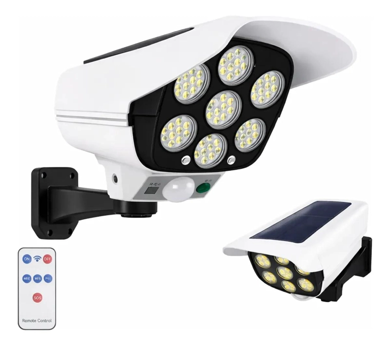 PACK 2 LUCES SOLARES LED CON SENSOR DE MOVIMIENTO PARA EX - 1