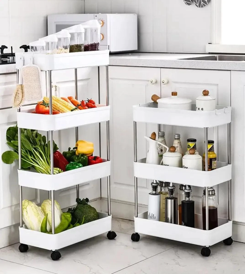 CARRITO ORGANIZADOR 4 NIVELES MULTIUSOS PARA COCINA Y BAÑ - 3
