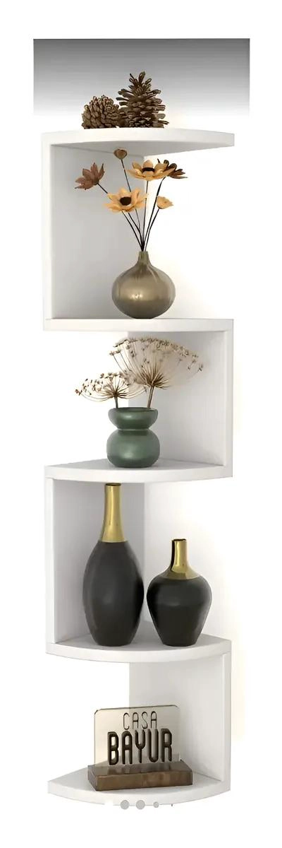 REPISA FLOTANTE ESQUINERA PARA COCINA Y BAÑO - 1
