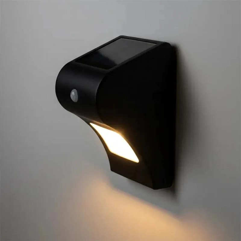 APLIQUE DE MURO SOLAR LED 0,5W LUZ CALIDA CON SENSOR - 3
