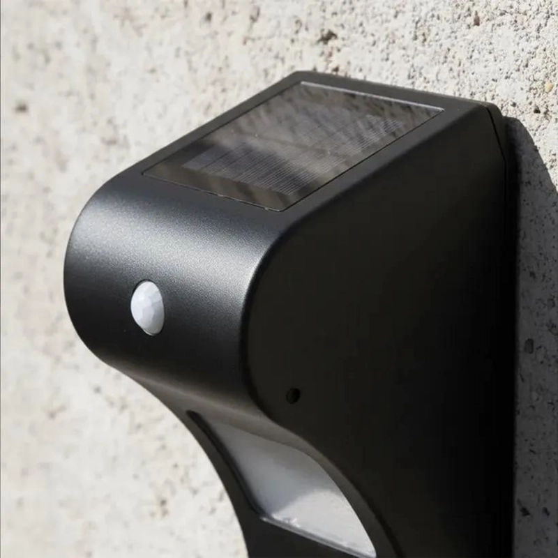 APLIQUE DE MURO SOLAR LED 0,5W LUZ CALIDA CON SENSOR - 5