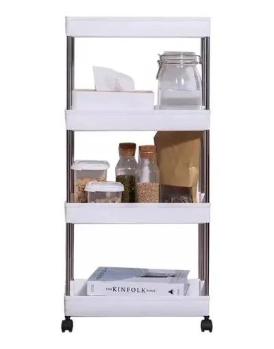 CARRITO ORGANIZADOR 4 NIVELES DELGADO PARA BAÑO O COCINA - 3