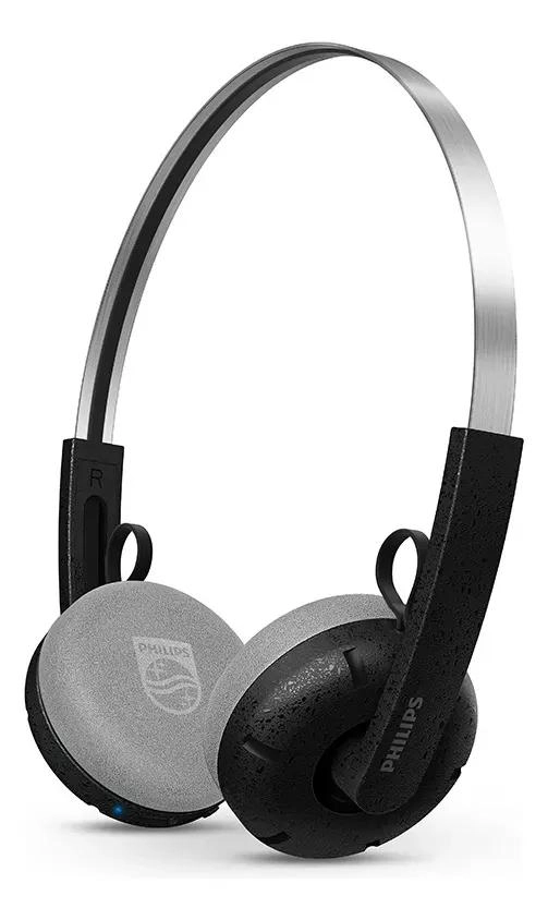 AUDIFONOS BLUETOOTH OVER EAR NEGRO CON MICROFONO - 1