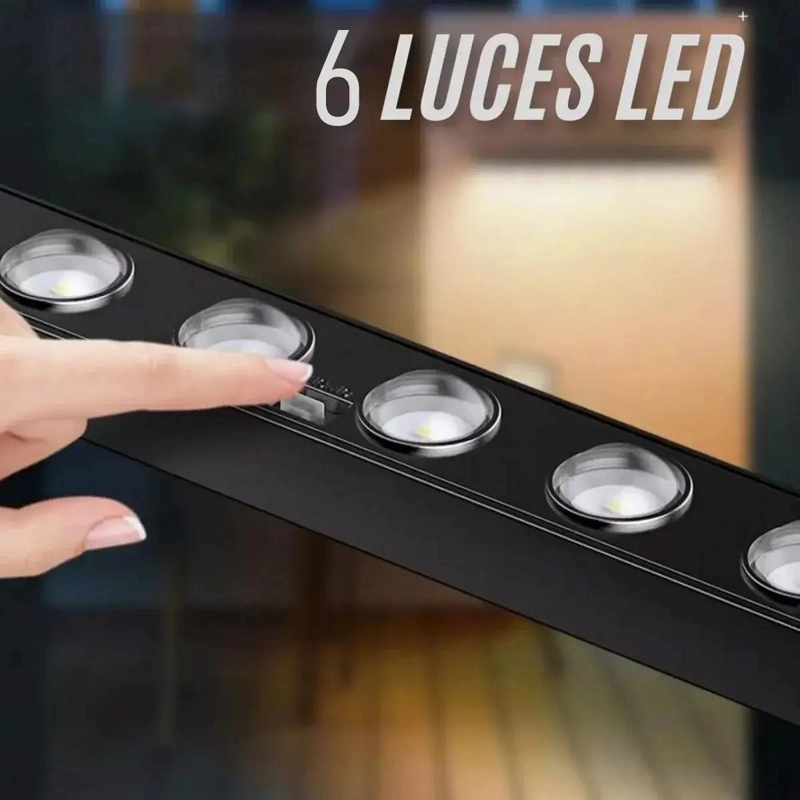 PACK 4 APLIQUES DE PARED SOLAR EXTERIOR 6 LED - 5