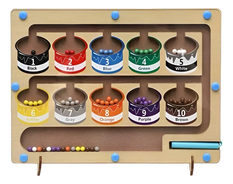 JUEGO DIDACTICO EDUCATIVO PARA NIÑOS CON BALDES - 1