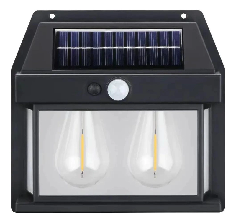 PACK 4 LAMPARAS SOLARES LED DOBLE PARA PARED - 2
