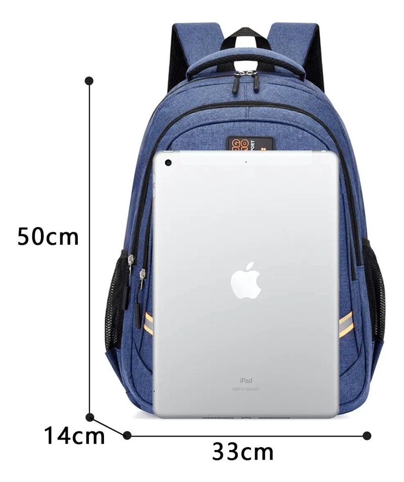MOCHILA IMPERMEABLE PARA COMPUTADORA Y VIAJE - 2