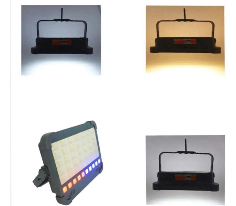 LAMPARA LED SOLAR PORTATIL 2000W CON CARGA USB Y DOBLE  L - 3