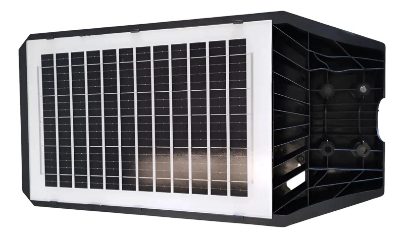 FOCO CON PANEL SOLAR 600W PARA EXTERIOR - 2