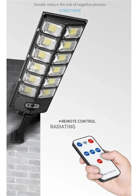 PACK 3 FOCOS LED SOLARES PARA EXTERIOR 400W - 4